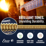 Elixir 80/20 Bronze Cus Light Guitar Strings (.011-.052)