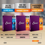 Elixir 80/20 Bronze Cus Light Guitar Strings (.011-.052)